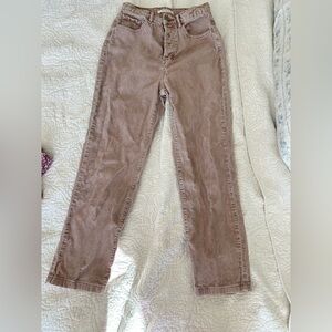 Stylish Pacsun Pink Corduroy Dad Jeans